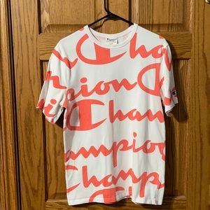 Champion Over Script Logo T-Shirt